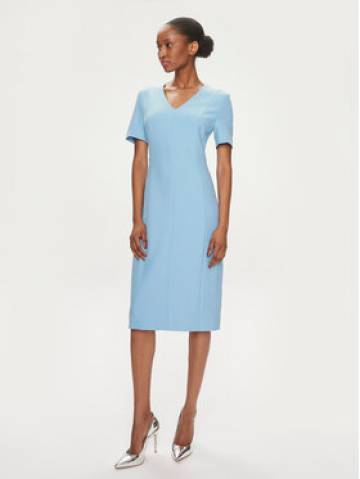 Boss Повсякденна сукня Damaisa 50490044 Голубий Slim Fit Boss Повсякденна сукня Damaisa 50490044 Голубий Slim Fit
