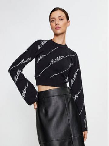 ROTATE Светр Sequin Logo 110113100 Чорний Regular Fit