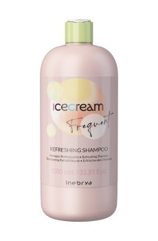 Шампунь для волос Inebrya Ice Cream Refreshing Shampoo освежающий, с мятой, 1 л