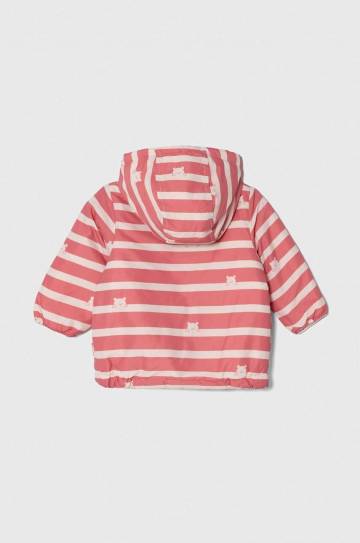 Детская куртка United Colors of Benetton цвет розовый Детская куртка United Colors of Benetton цвет розовый