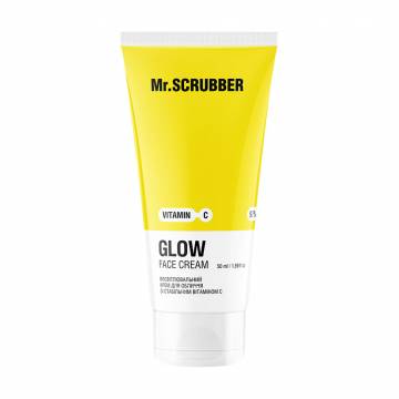Осветляющий крем для лица Mr.Scrubber Vitamin C Glow Face Cream со стабильным витамином С, 50 мл Осветляющий крем для лица Mr.Scrubber Vitamin C Glow Face Cream со стабильным витамином С, 50 мл