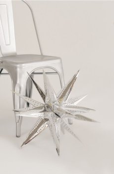 Різдвяна прикраса - срібний