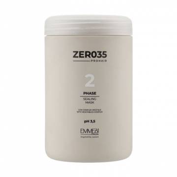 Маска Emmebi Italia Zer035 Pro Hair Sealing Mask pH 3.5 для глубокого восстановления волос, фаза 2, 1 л Маска Emmebi Italia Zer035 Pro Hair Sealing Mask pH 3.5 для глубокого восстановления волос, фаза 2, 1 л