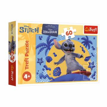 Пазлы Trefl Disney Stitch День со Стичем, от 4 лет, 60 элементов (17407) Пазлы Trefl Disney Stitch День со Стичем, от 4 лет, 60 элементов (17407)