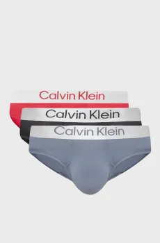 Мужские брифы (3 шт) HIP BRIEF Разноцветный M Calvin Klein LV00NB4122