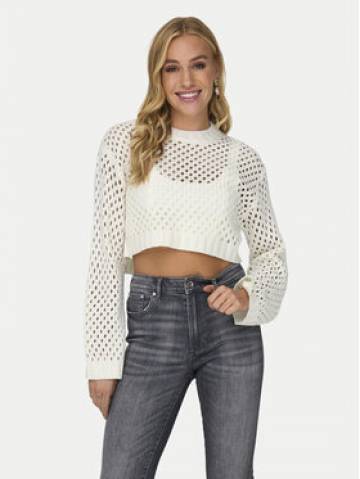 ONLY Светр Milla 15300575 Écru Regular Fit ONLY Светр Milla 15300575 Écru Regular Fit