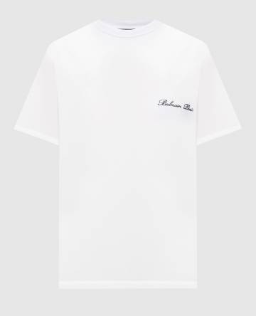Белая футболка Balmain Signature Белая футболка Balmain Signature
