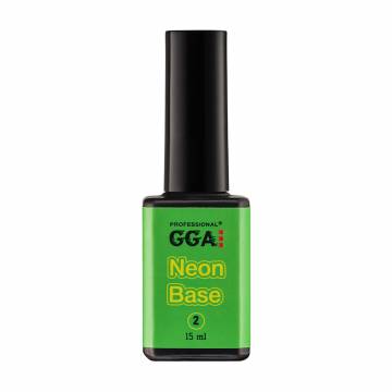 Неоновая база для гель-лака GGA Professional Neon Base 2, 15 мл Неоновая база для гель-лака GGA Professional Neon Base 2, 15 мл