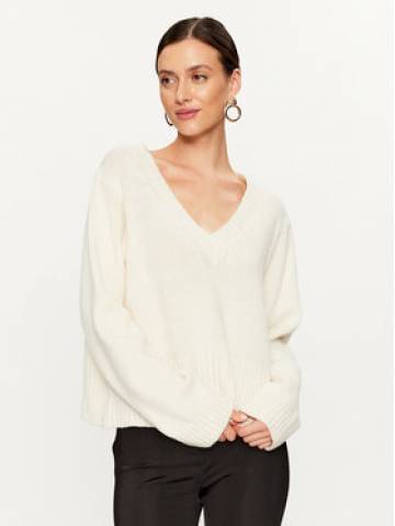 Pinko Светр Salmone 102245 A1CH Écru Relaxed Fit Pinko Светр Salmone 102245 A1CH Écru Relaxed Fit