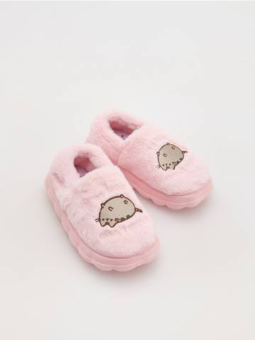 Reserved - LADIES` SLIPPERS - пильно-рожевий - 863BW-39X Reserved - LADIES` SLIPPERS - пильно-рожевий - 863BW-39X