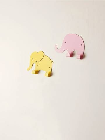 Настінні гачки 2 штуки - жовтий