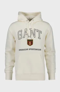Мужское белое худи GRAPHIC Белый XL Gant 2044004