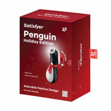 Вакуумный клиторальный стимулятор Satisfyer Penguin Holiday Edition, 1 шт Вакуумный клиторальный стимулятор Satisfyer Penguin Holiday Edition, 1 шт