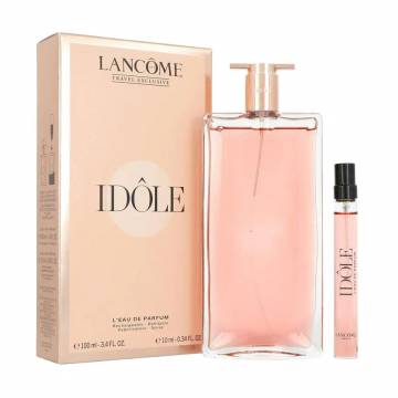 Парфюмированный набор женский Lancome Idole (парфюмированная вода, 100 мл + парфюмированная вода, 10 мл) Парфюмированный набор женский Lancome Idole (парфюмированная вода, 100 мл + парфюмированная вода, 10 мл)