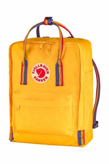 Рюкзак Fjallraven Kanken Rainbow цвет жёлтый большой F23620.141.907 Рюкзак Fjallraven Kanken Rainbow цвет жёлтый большой F23620.141.907