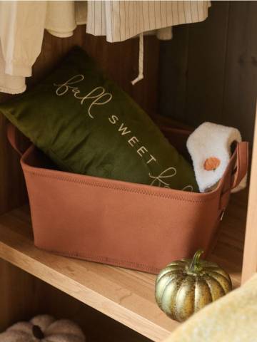 Кошик для зберігання - бежевий