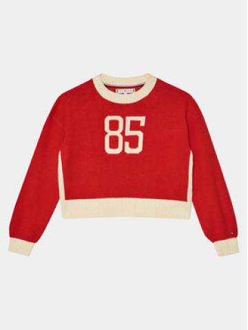 Tommy Hilfiger Светр 85 Varsity Sweater KG0KG07770 Червоний Regular Fit Tommy Hilfiger Светр 85 Varsity Sweater KG0KG07770 Червоний Regular Fit