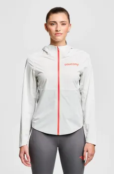 Женская светло-серая ветровка ENDORPHIN RUNSHIELD Серый L Saucony SAW800456-CD