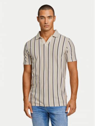 Lindbergh Поло 30-404259 Бежевий Slim Fit Lindbergh Поло 30-404259 Бежевий Slim Fit