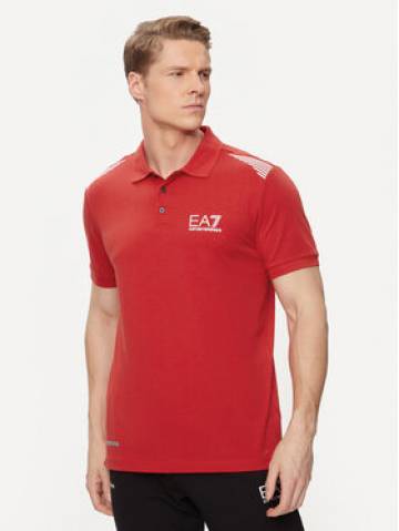 EA7 Emporio Armani Поло 3DPF51 PJULZ 1461 Червоний Regular Fit EA7 Emporio Armani Поло 3DPF51 PJULZ 1461 Червоний Regular Fit