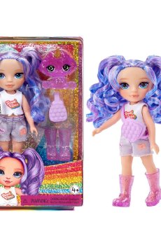 Игровой набор с куклой Rainbow High серии Littles Аметиста, 6*12*19 см, от 4 лет, 5 элементов (531234)
