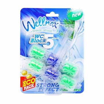 Туалетный блок Wellnax Strong Effect Сосна, 2*57 г Туалетный блок Wellnax Strong Effect Сосна, 2*57 г
