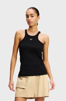 Женская черная майка AUTOGRAPH TANK Черный M Karl Lagerfeld A2W17107