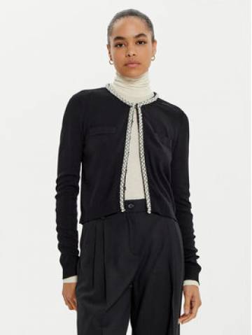 KARL LAGERFELD Кардиган 246W2003 Чорний Slim Fit KARL LAGERFELD Кардиган 246W2003 Чорний Slim Fit