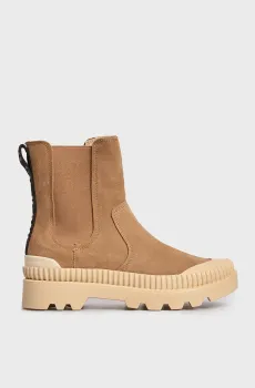 Женские рыжие замшевые челси ASCOT HIGH Рыжий 40 Pepe Jeans PLS50539