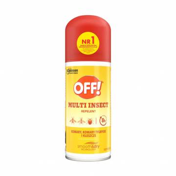 Cухой аэрозоль OFF! Multi-Insect против комаров и клещей, 100 мл Cухой аэрозоль OFF! Multi-Insect против комаров и клещей, 100 мл