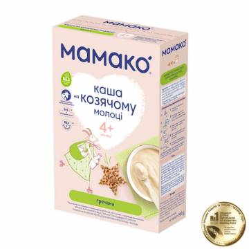 Детская молочная каша МАМАКО гречневая на козьем молоке, с 4 месяцев, 200 г Детская молочная каша МАМАКО гречневая на козьем молоке, с 4 месяцев, 200 г