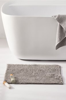 Килимок для ванної кімнати - сірий