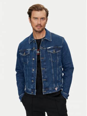Guess Jeans Джинсова куртка M4YN33 D5DM3 Cиній Regular Fit Guess Jeans Джинсова куртка M4YN33 D5DM3 Cиній Regular Fit