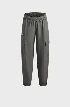 Детские серые спортивные брюки UA Rival Woven Cargo Pants Серый 8 Under Armour 1386527-709