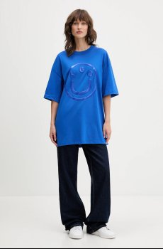 Хлопковая футболка Hugo Blue Oversized_tee_B_6