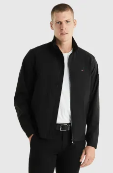 Мужская черная ветровка Черный M Tommy Hilfiger MW0MW34470