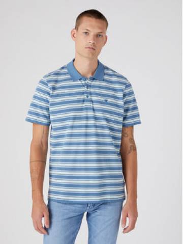 Wrangler Поло W7BPKF84Z 112332763 Голубий Regular Fit Wrangler Поло W7BPKF84Z 112332763 Голубий Regular Fit
