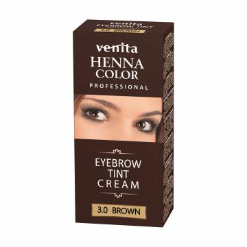 Крем-краска для бровей Venita Professional Henna Color Eyebrow Tint Cream 3.0 Brown, 2*15 г Крем-краска для бровей Venita Professional Henna Color Eyebrow Tint Cream 3.0 Brown, 2*15 г