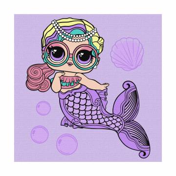 Картина по номерам Ideyka L.O.L. Surprise! Mermaids Miss Sea, 40*40 см (KHO6263) Картина по номерам Ideyka L.O.L. Surprise! Mermaids Miss Sea, 40*40 см (KHO6263)