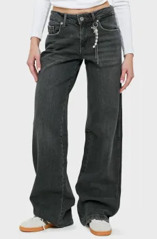 Женские серые джинсы Серый 36 Tally Weijl SPADEPALLASC