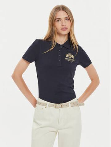 Tommy Hilfiger Поло WW0WW43609 Cиній Slim Fit Tommy Hilfiger Поло WW0WW43609 Cиній Slim Fit