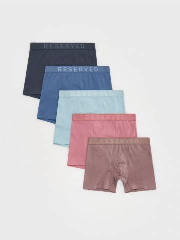 Reserved - Боксери Long, 5 штук - steel blue - 543CS-95X Reserved - Боксери Long, 5 штук - steel blue - 543CS-95X