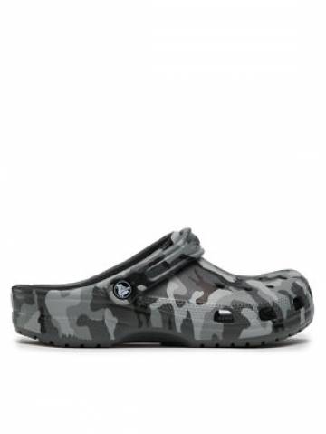 Crocs Шльопанці Classic Printed Camo Clog 206454 Сірий Crocs Шльопанці Classic Printed Camo Clog 206454 Сірий