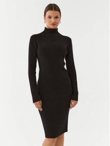 Silvian Heach Трикотажна сукня GPA23347VE Чорний Slim Fit Silvian Heach Трикотажна сукня GPA23347VE Чорний Slim Fit