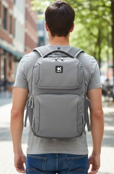 HRX by Hrithik Roshan Unisex Brand Logo Contrast Detail Backpack