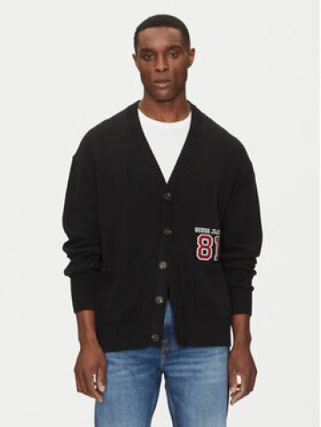 Guess Jeans Кардиган M5RR31 Z3HM1 Чорний Regular Fit Guess Jeans Кардиган M5RR31 Z3HM1 Чорний Regular Fit