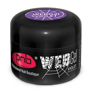 Гель-паутинка для дизайна ногтей UV/LED Web Gel Violet, 5 мл Гель-паутинка для дизайна ногтей UV/LED Web Gel Violet, 5 мл