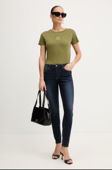 Хлопковая футболка Armani Exchange