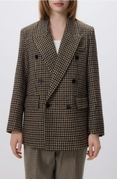 Reserved - Двобортний піджак з додаванням вовни - різнобарвний - 153IS-MLC