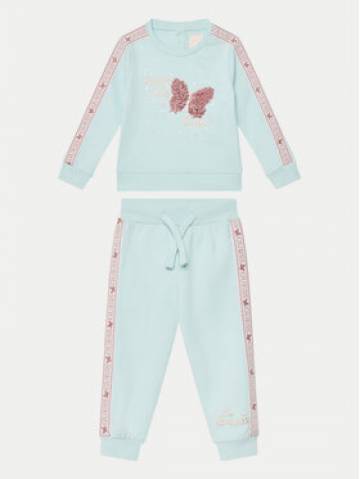 Guess Набір кофта і штани A5RG19 KA6R4 Голубий Regular Fit Guess Набір кофта і штани A5RG19 KA6R4 Голубий Regular Fit